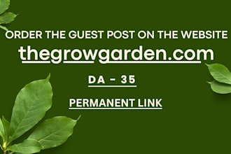 do  guest post on garden website thegrowgarden