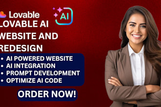 fix design, redesign lovable website ai,modern and responsive website lovable