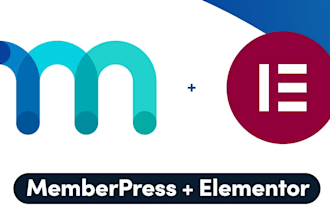 develop elementor site, wordpress development, memberpress, subscription website