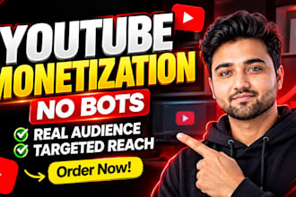 do youtube video and channel promotion for complete monetization