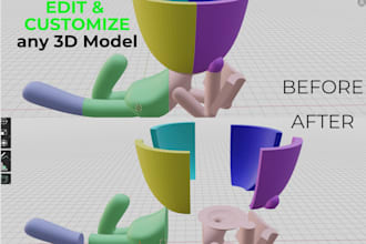 edit, modify and customize 3d models for 3d printing