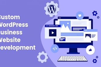 enlarge custom business website or freelance marketplace, wordpress development