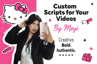 create an ideal script for youtube or tiktok