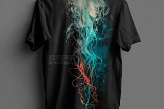 do minimalist t shirt design and typography t shirt design