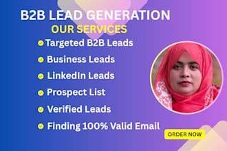 do b2b lead generation, linkedin leads and email list building