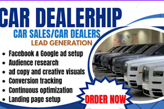 car dealership leads car sales leads car dealership facebook ads instagram ads