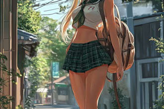 design a character anime