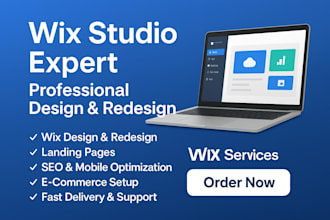 design wix website redesign wix landing page wix studio expert wix development