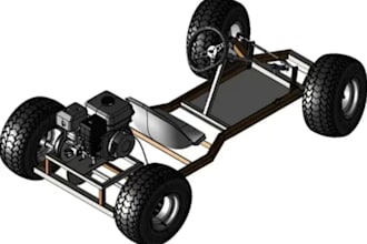 do 3d automotive cad vehicle model, mechanical model,car frame,3d printing,cad