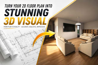 create clear 3d home visuals from your floor plan
