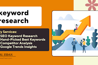 deliver SEO keyword research, competitor analysis and google trends data