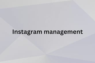 help you with instagram management