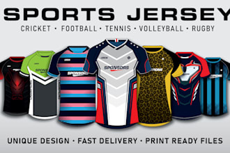 do custom sports jersey design for your team