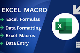 create excel macros and formulas