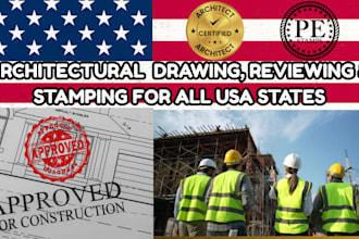 draw review stamp architectural floor plan mep barndominium masterplan blueprint
