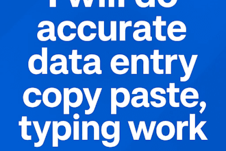 do data entry work