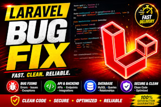urgently fix PHP laravel bugs, errors and backend issues