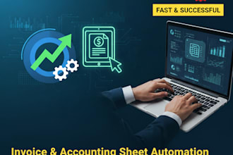 create automated invoice and accounting sheet in excel