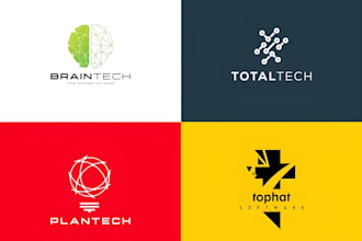 design a timeless ai saas tech logo for innovative startup software business log