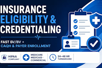 do insurance eligibility verification and provider credentialing services