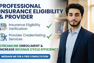 do insurance eligibility verification and provider credentialing services