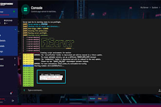 create and fix a fivem esx server with premium scripts, fivem qbcore, roleplay