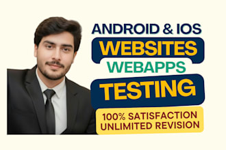 perform expert software testing for your web and mobile apps