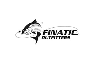 design super perfect a badass logo for my fishing charter