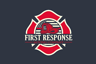 create wonderful and excellent firefighter logo design