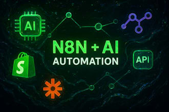 build n8n ai agents, automate shopify workflows, and integrate apis with n8n