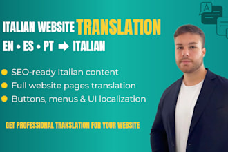 translate and localize your website into perfect italian