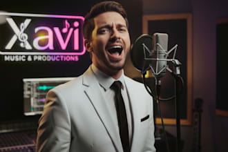 be your soulful male singer, songwriter, podcasts jingle singer, radio, rap, edm