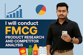 conduct fmcg product research and competitor analysis for your business