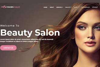 build wordpress squarespace beauty salon website barber shop website spa website