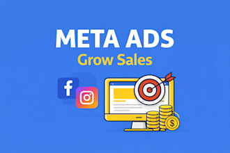 up and manage facebook meta ads campaigns for sales