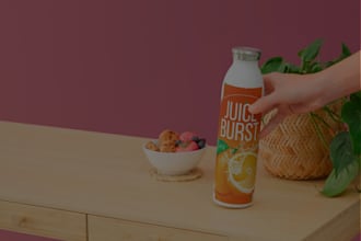 design custom juice labels smoothie label industrial product labelling design