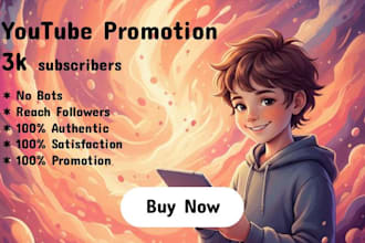 do professional youtube promotion for organic subscribers