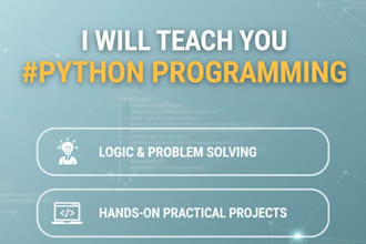 teach python programming with real projects for beginners