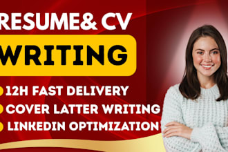 write a professional ats friendly resume and cover letter