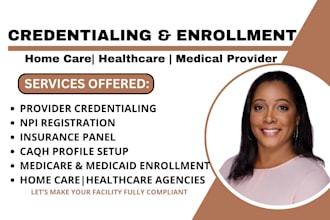 do credentialing and provider enrollment for medicare and medicaid