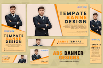 design professional website banner ads and social media ads