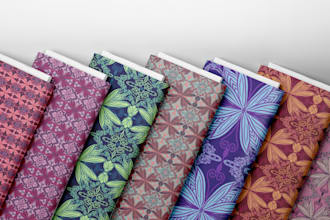 design high quality seamless textile patterns for your brand