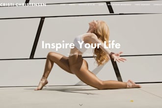 build squarespace yoga retreat website mindfulness meditation coach website
