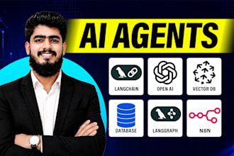 build ai agents, chatbot development with langchain, and langgraph