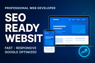 design and build a modern website with SEO ready