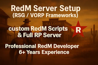 create redm server from scratch