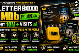 letterboxd imdb promotion hit 10m visit grow imdb page actor profile starmeter