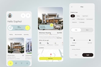 build real estate app, realtor app, property finder app, real estate website