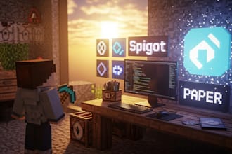 create custom minecraft plugin for spigot, bukkit, paper and smp server