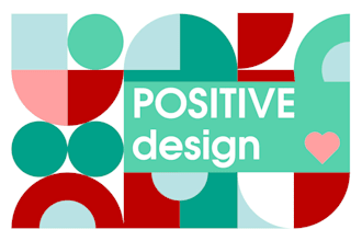 create unique and positive style logo
